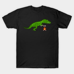 Campfire Dinosaur T-Shirt